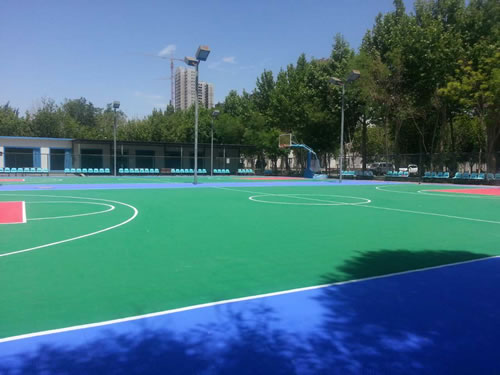 新疆懸浮拼裝地板案例